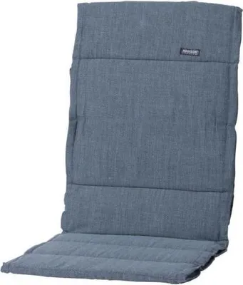Produktbild von Madison Tuinstoelkussen 123x50 cm Melange Premium in Eisblau, wasserabweisend, für Gartenstühle geeignet