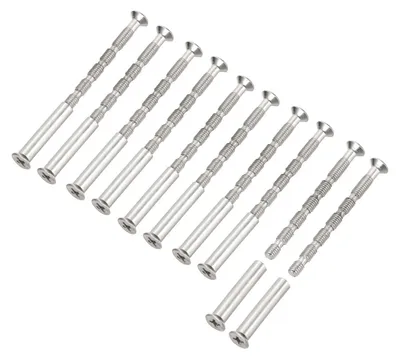 Productafbeelding van Set van 10 Verbindingsschroeven met M4x50mm Huls en M4x25mm Hulsmoer