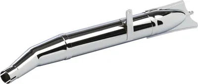 Produktbild von Simson Auspuff dreiteilig Schwalbenschwanz, verchromt - für SR56