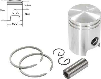 Immagine prodotto di Pistone SIMSON S51 S53 SR50 KR51/2 38,25 mm 1 SZLIF KPL. DE