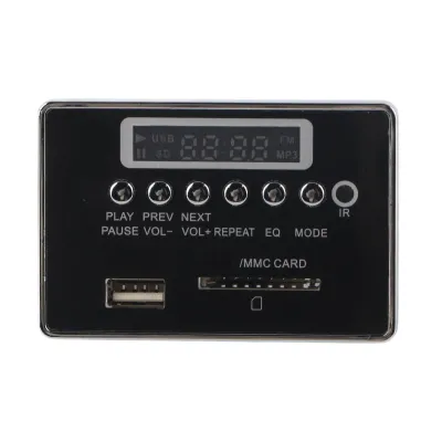 Obrázek produktu pro Bluetooth MP3 dekodérová deska, audio modul, USB paměť, FM rádio (černá)
