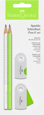 Obrázek produktu pro Faber-Castell 218488, B, Zelená, Bílá, Trojúhelníkový, 1 kusů, PVC