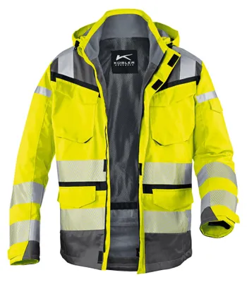 Zdjęcie produktu dla KÜBLER unisex Warnjacke REFLECTIQ gelb Größe 3XL