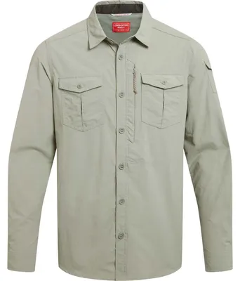 Immagine prodotto di NosiLife Adventure Camicia a maniche lunghe III Uomo M verde - bayleaf