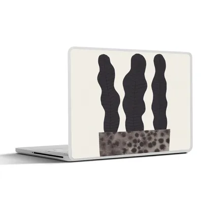 Produktbild von MuchoWow® Laptop Aufkleber Sticker Cover Vase - Pflanzen - Blumen - Pastell 32.5x23.5 cm - Sticker für Laptop - Selbstklebend