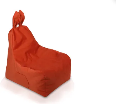 Produktbild von Ecopuf Kindersitzsack, Kaninchen Design, Sitzsack mit Tasche, Bunny Large, Orange A44