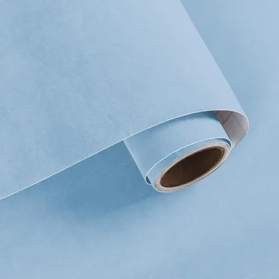 Imagen del producto de Papel Tapiz de Terciopelo Autoadhesivo Azul Bebé 40 x 200 cm