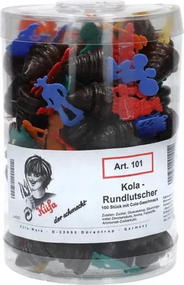 Produktbild von Küfa Kola Rundlutscher mit dem Geschmack von Cola 100 Stück 1800g