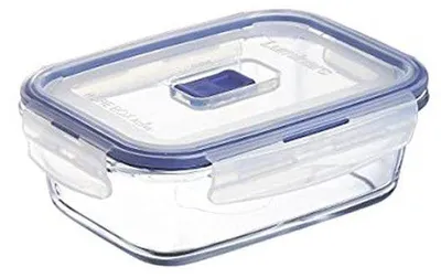 Productafbeelding van Rechthoekige glas bewaardoos 820 ml - luchtdicht en magnetronbestendig