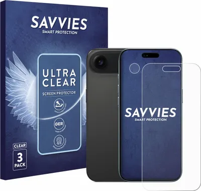 Produktbild von 6x Für Apple iPhone Air (Display+Kamera) Schutzfolie Savvies Displayschutz Display Schutz Folie Klar Transparent