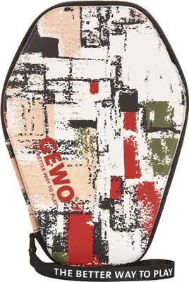 Produktbild von GEWO Tischtennisschlägertasche Graffiti, Tischtennishülle Rot/Grün