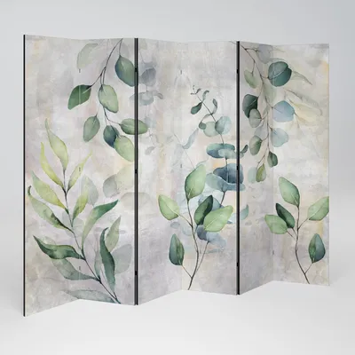 Produktbild von SpaceRebels Paravent Raumteiler - 6-teilig Raumtrenner, Druck 2-Seite - Raumtrenner - Trennwand Wohnung - Room Divider - Spanische Wand Deko Modern Sichtschutz