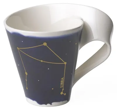 Produktbild von Villeroy & Boch NewWave Stars Becher mit Henkel Waage/Libra Vorteilsset 4 Stück 1016165819 4003686393868