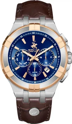 Produktbild von Herrenuhr BEVERLY HILLS BP3803X.592 in Marineblau, modisch.
