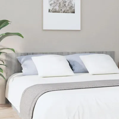 Image de vidaXL Tête de lit Gris Sonoma 200x1,5x80 cm Bois composite - Tête de lit - Têtes de lit - Tête de lit