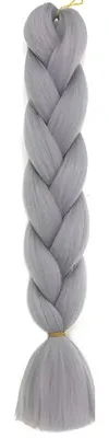 Produktbild von Pronett XJ4803 Kanekalon-Zöpfe, grau