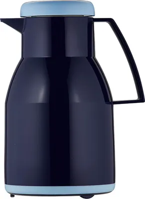 Produktbild von Helios Isolierkanne Wash S+ 1,0 l blau, bruchsicher, spülmaschinenfest