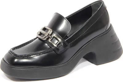 Produktbild von H8139 Spaltung donna HOGAN H618 Frau Ferse loafers schwarz