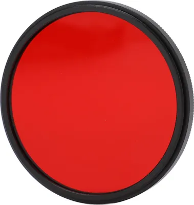 Obrázek produktu pro Závitový filtr pro objektivy fotoaparátů Plně červené barevné optické sklo pro objektivy Nikon58mm
