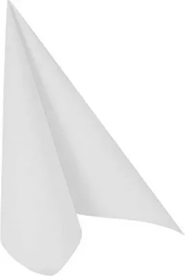 Produktbild von 20 Servietten "ROYAL Collection" 1/4-Falz 33 cm x 33 cm weiss