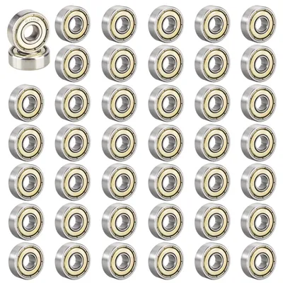 Imagen del producto de Rodamientos de bolas 608 ZZ, 40 unidades, 8 mm x 22 mm x 7 mm, para patinetas