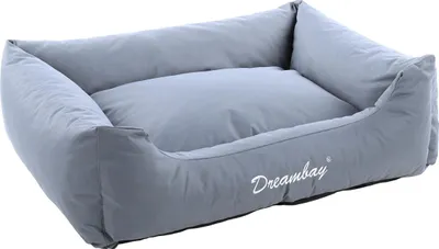 Produktbild von Flamingo Bett Dreambay rechteckig grau, Maße: 80 x 67 x 22 cm