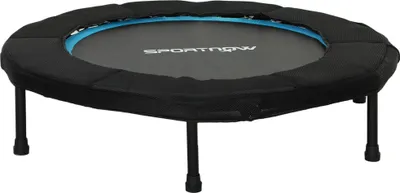 Obrázok produktu pre Fitness trampolína, kardio tréning, cvičenie na pás a brucho, nosnosť 100 kg, modrá