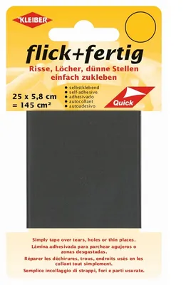Produktbild von KLEIBER Reparatur-Set Flick + Fertig grau selbstklebend