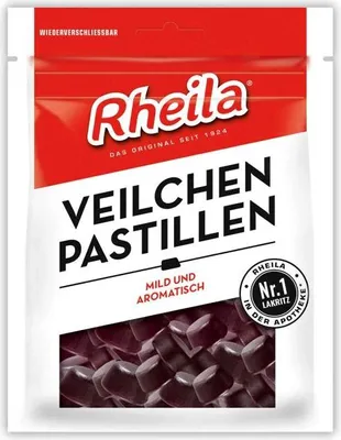Produktbild von Rheila Veilchen Pastillen Hartlakritz Pastillen Laktosefrei 90