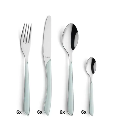 Image de Kuppels 24 pcs. set de couverts PRISMA