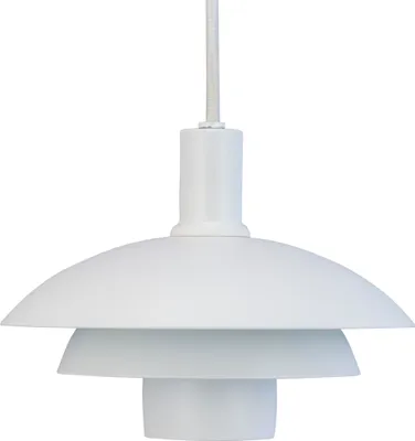 Produktbild von Pendelleuchte LED, Hängelampe, Deckenlampe Pendel, Pendellampe Esstisch, Pendelleuchte für Wohnzimmer, Skandinavische Design, Morph weiß D21