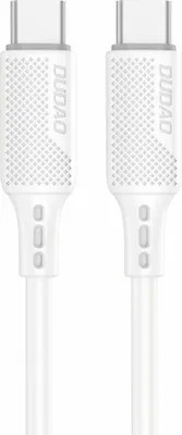 Image de Dudao L5S Câble USB Type C pour chargement et transfert de données 100W PD 1m blanc