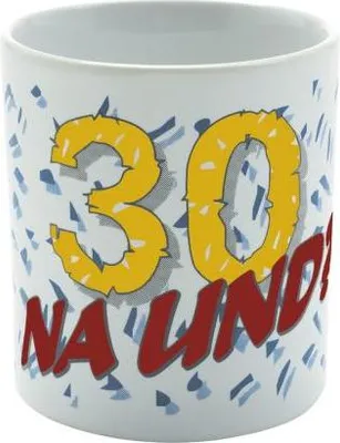 Produktbild von Tasse mit Print 30 Na und? 57229 weiss