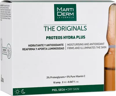 Zdjęcie produktu dla Martiderm The Originals Proteos Hydra Plus, serum do twarzy w ampułce 10x2ml
