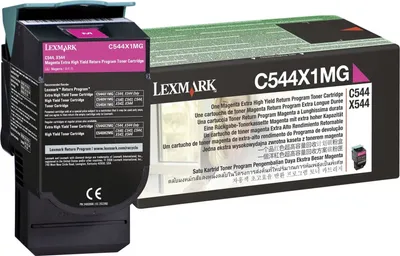 Obrázok produktu pre Lexmark C544X1MG, Purpurová