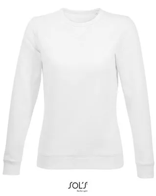 Produktbild von SOLs 03104 | Damen Sweat WomenŽs Round Neck Sweatshirt Sully - Farbe: White - Größe: XS