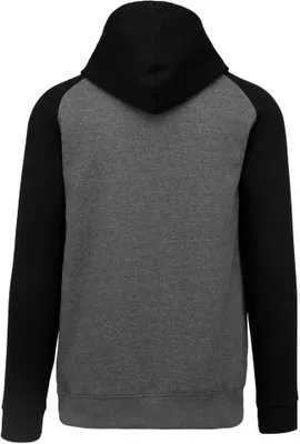 Produktbild von Proact Jungen Hoodie Kinder Langarm Pullover Sweater Kapuzenpullover, Größe:12/14, Farbe:Grey Heather/Sporty Navy