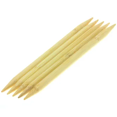 Produktbild von Lana Grossa Strumpfstricknadel Bambus 15/3.5