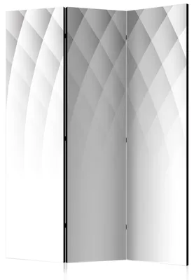 Produktbild von Muralo Beiseitig bedruckter PARAVENT 3-teilig Raumteiler klappbar LICHTSTRUKTUR ABSTRAKTION 135cmx172cm