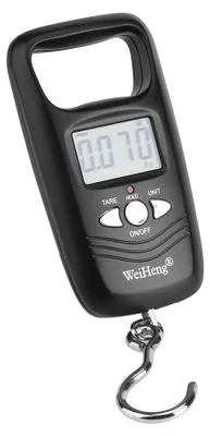 Zdjęcie produktu dla Przenośna waga LCD o udźwigu 50 kg, cyfrowa waga wisząca z podświetleniem