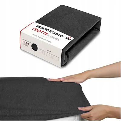 Produktbild von Łóżkoholicy Spannbettlaken Frottee 90x200 cm Grau