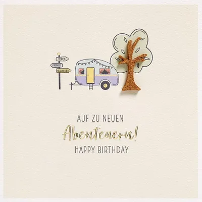 Produktbild von Geburtstag  Moments Collection Karte mit Briefumschlag