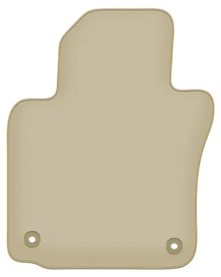 Image de Tapis conducteur moquette PREMIUM beige compatible avec Volkswagen Jetta V (2005-2011, berline, variante, break) – avec fixations – sur‑mesure