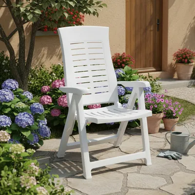 Produktbild von Rhump - Outdoor-Stuhl, Weiß, ein Stuhl Italy