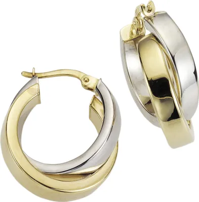 Zdjęcie produktu dla Kolczyk Celesta Gold 333/- dwukolorowe żółte złoto