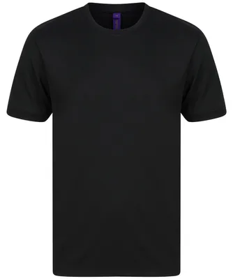 Produktbild von Henbury - "HiCool Performance" T-Shirt für Herren LT4730 (3XL) (Schwarz)