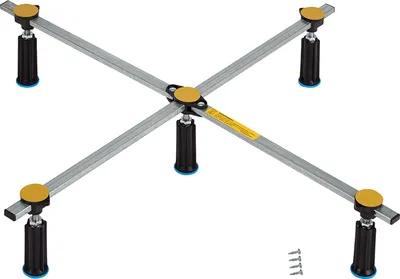 Obrázek produktu pro Podstavec sprchové vaničky Poresta D5 Standard XL Ferroplast Rozsah nastavení výšky 125-115 mm 000145003