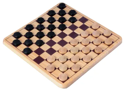 Obrázek produktu pro Longfield Games - Dáma hra Longfield Games Wood 30x30cm | 1 Stück