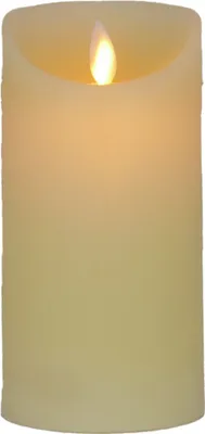 Produktbild von LED Echtwachskerze mit beweglicher LED Flamme Lichtfarbe warmweiß