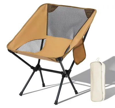 Image de Chaise de camping pliante ultra-légère avec sac de transport